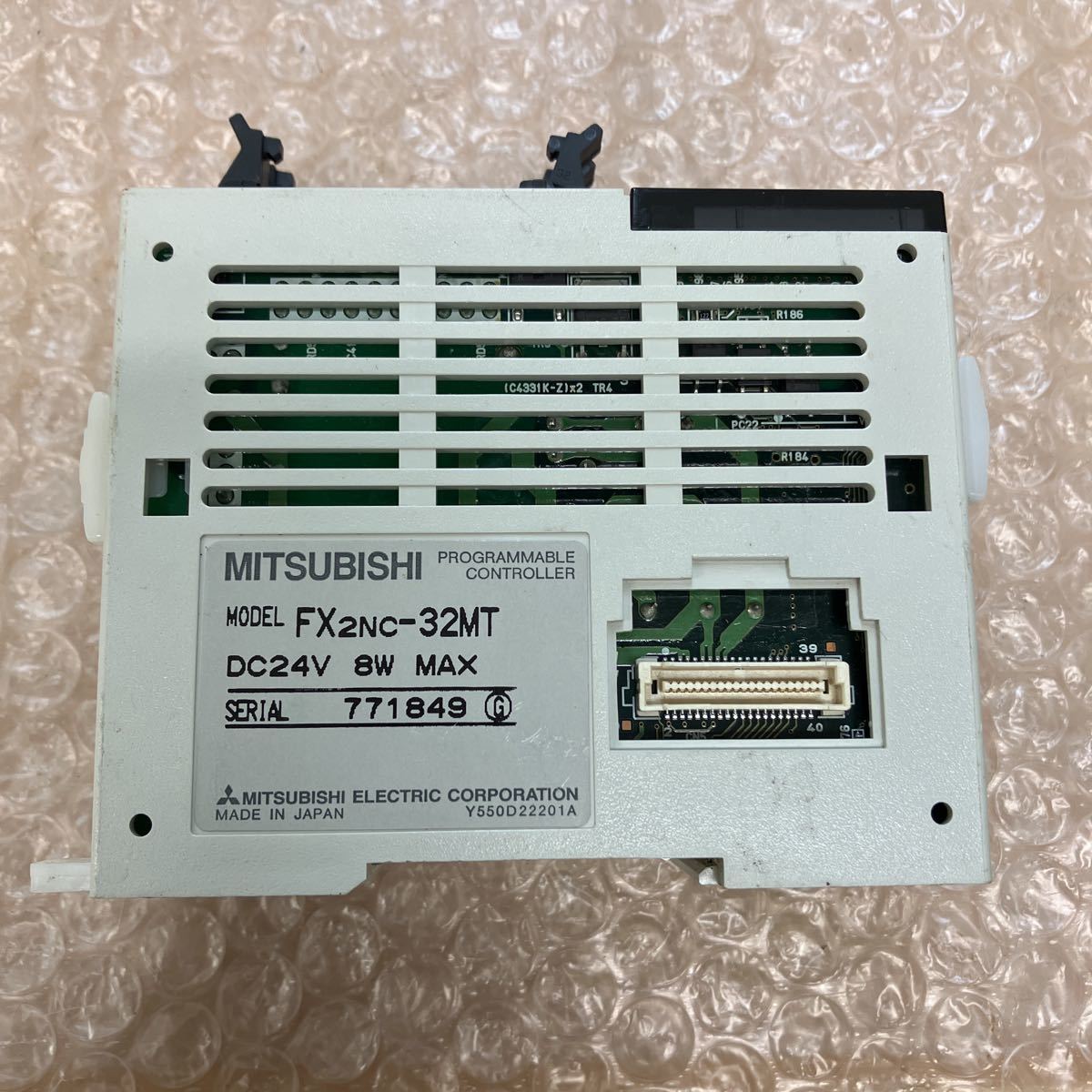 三菱　MITSUBISHI　FX2NC-32MT　シーケンサ　動作未確認　ジャンク品　O-735_画像6