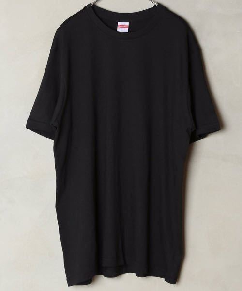 新品未使用 ユナイテッドアスレ 5.6oz 無地 半袖Tシャツ 黒 ブラック 2枚セット L