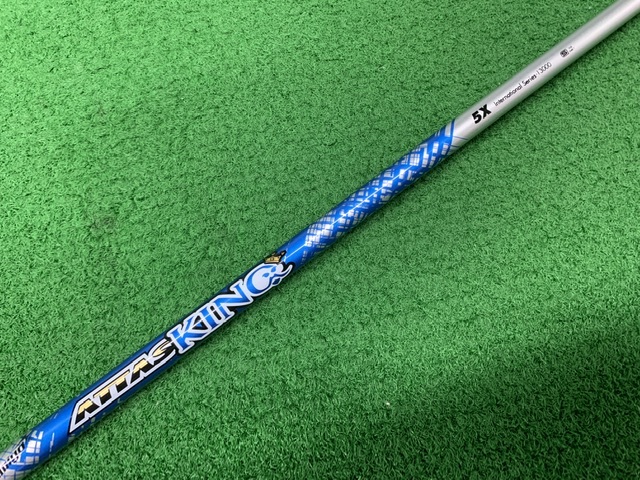 【超美品】USTmamiya マミヤ ATTAS KING アッタスキング フレックス 5X グリップ イオミック スティッキー・オーパス3 1.8 シャフトのみ_画像1