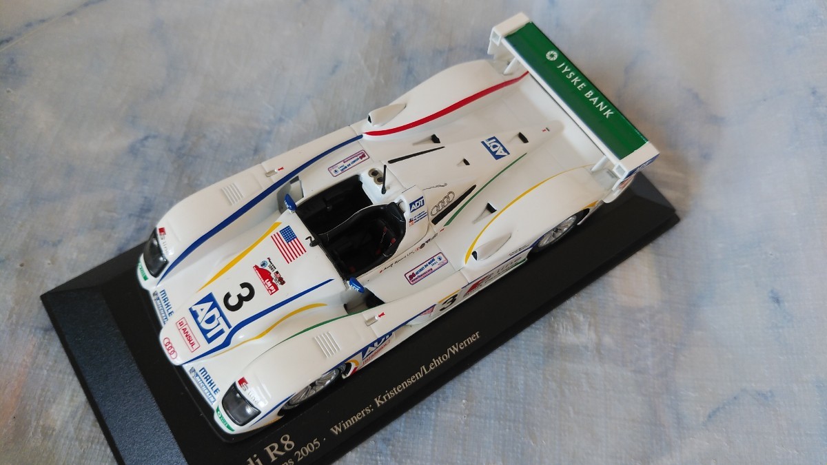 MINICHAMPS ミニチャンプス　1/43 Audi R8 アウディ　レーシング　ミニカー　※難あり ル・マン_画像7