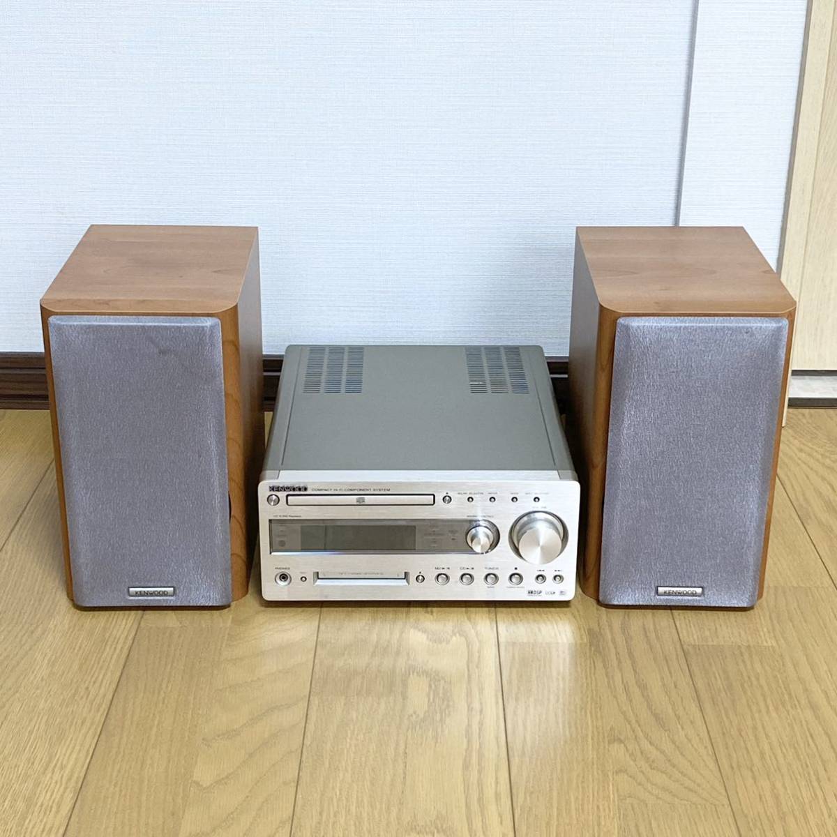 国内配送】 KENWOOD ケンウッド 最高級 CD/MDコンポ R-K700 スピーカー