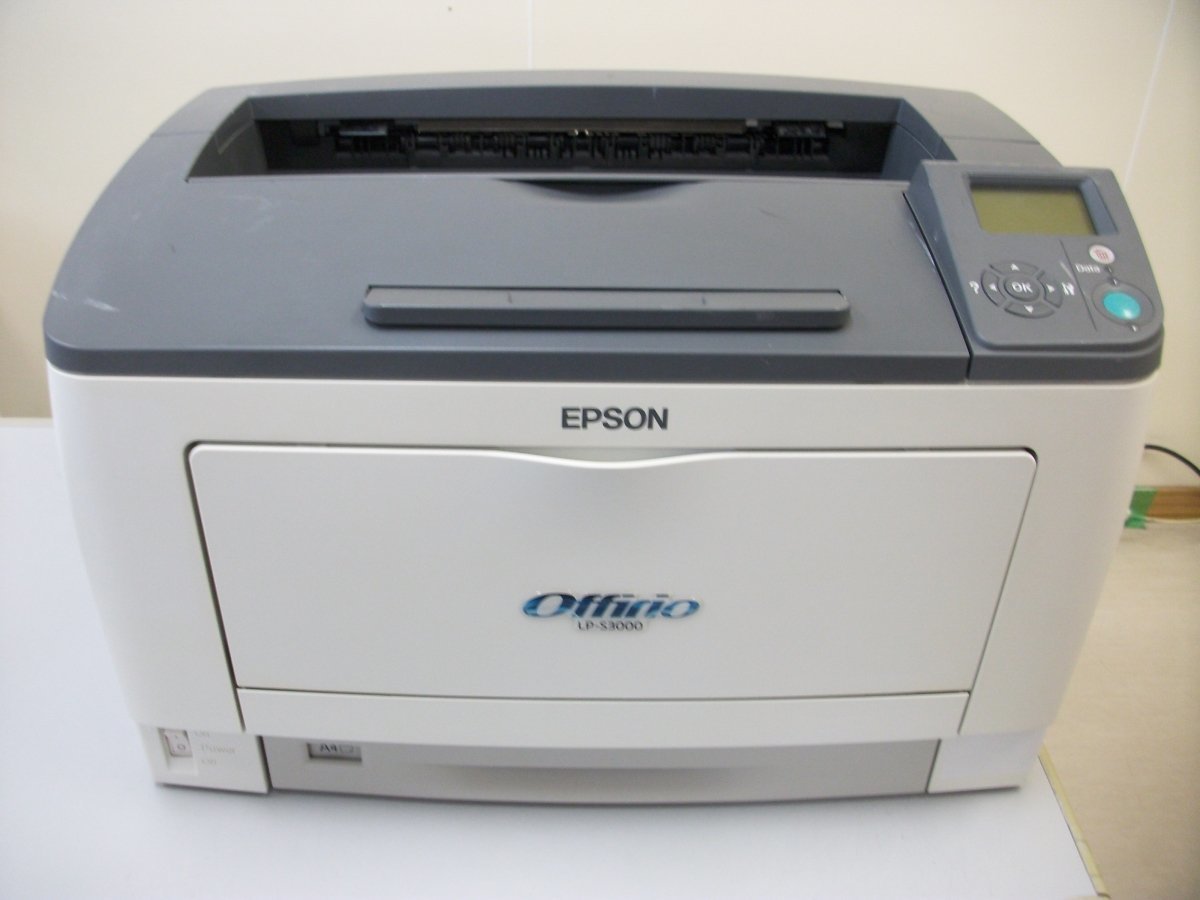 ★中古レーザープリンタ/EPSON LP-S3000/印刷枚数:72,430枚/トナーなし★_画像1