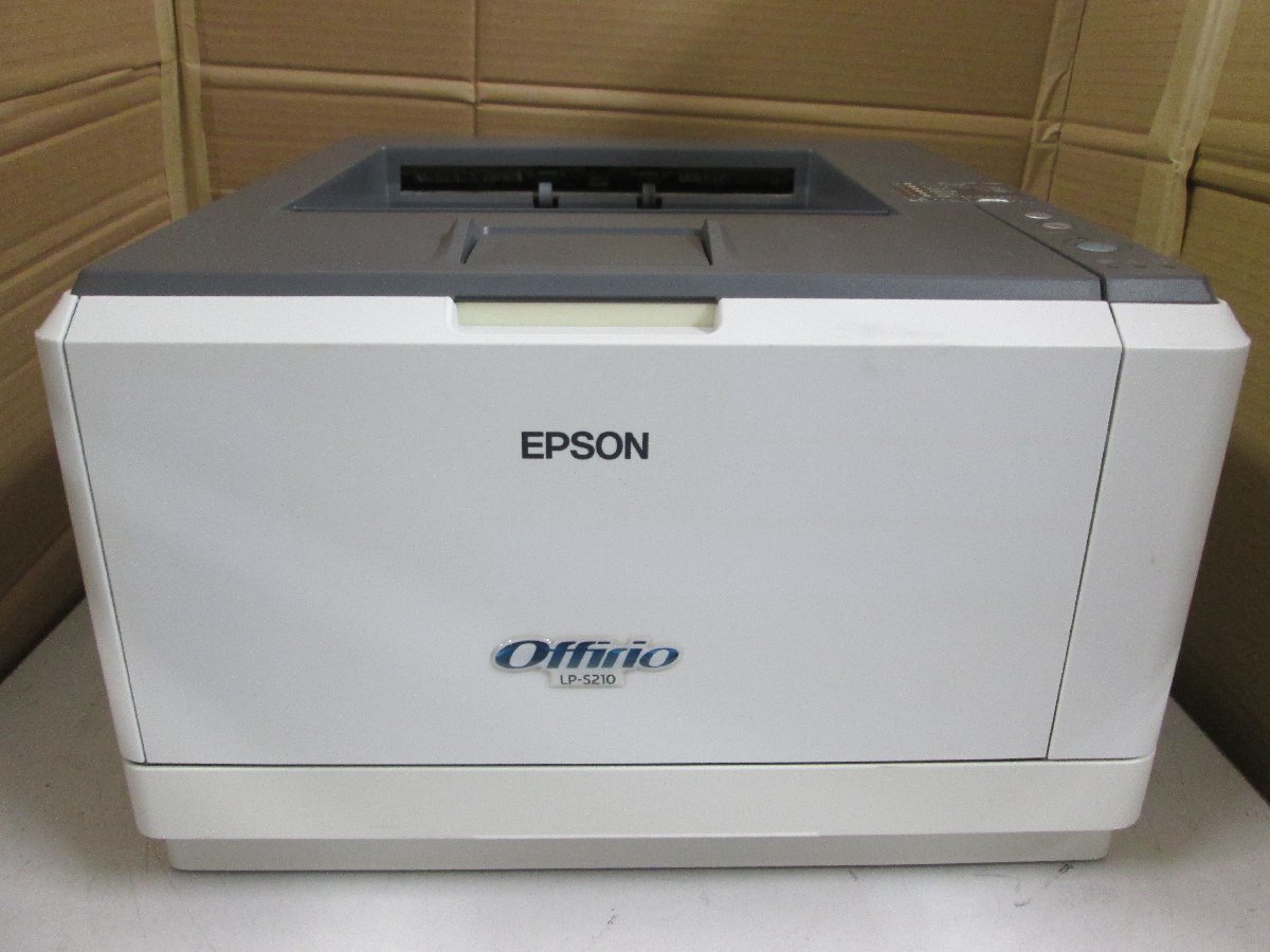 *[ Junk ] used laser printer [EPSON LP-S210] toner / maintenance unit none part removing shipping possibility *2307261