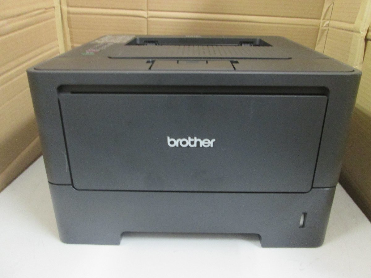 ◎中古レーザープリンタ【Brother HL-5450DN】中古トナー/ドラム付き◎2309021_画像1