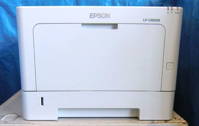 ◆(ジャンク)中古レーザープリンタ【EPSON LP-S380DN】/自動両面印刷対応/トナー/メンテナンスユニット無し◆_画像1