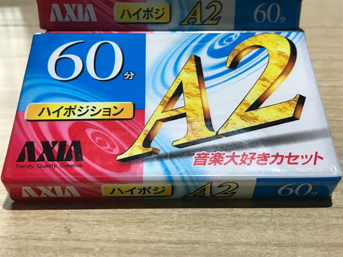AF【新品】FUJI カセットテープ AXIA A2 ハイポジション 60分　7個_画像2