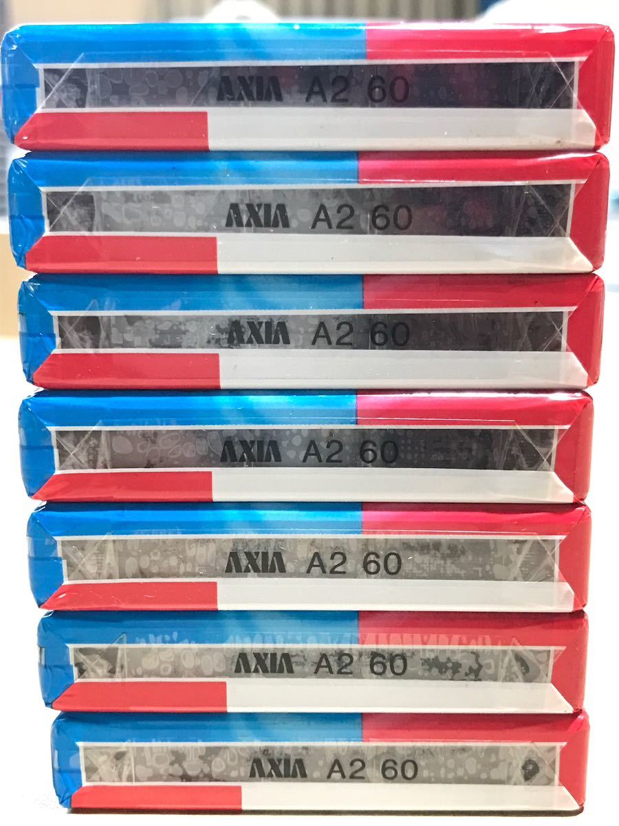 AF【新品】FUJI カセットテープ AXIA A2 ハイポジション 60分　7個_画像6