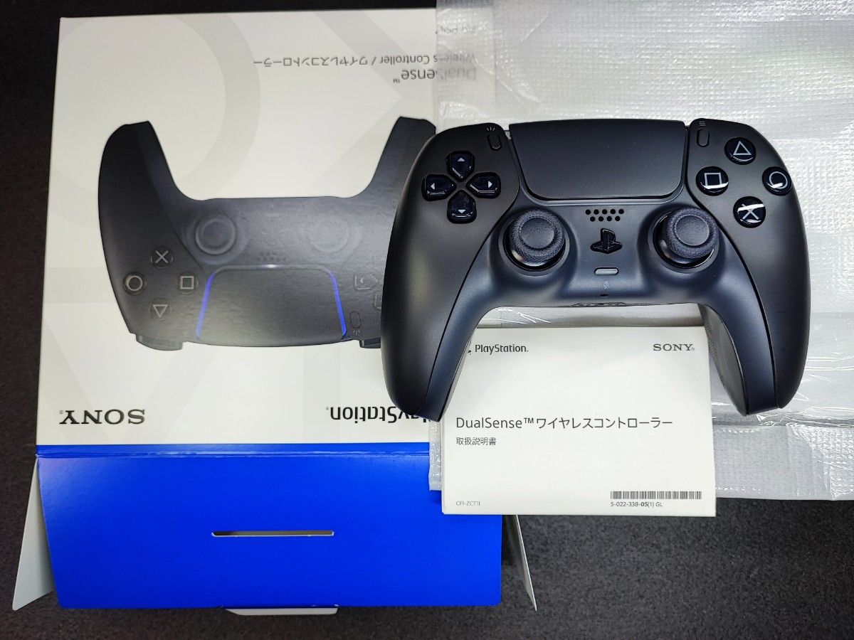 PS5 コントローラー背面ボタンカスタム 純正Dualsense ミッドナイトブラック