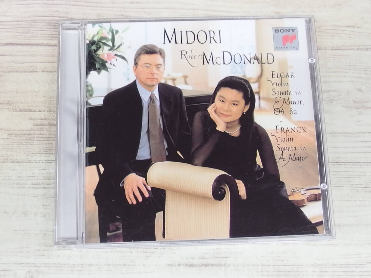 CD / Elgar and Franck Violin Sonatas / Midori、Robert Macdonald /『J29』/ 中古_画像1