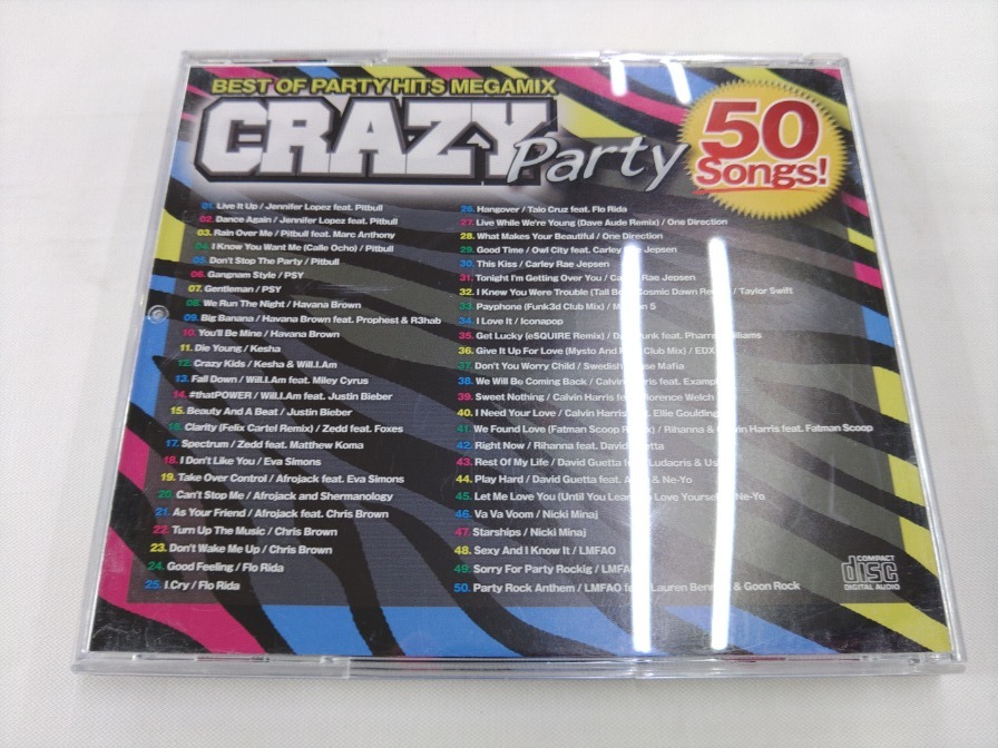 CD / CRAZYPARTY BEST OF PARTY HITS MEGAMIX Mixed By DJ SHOT1DER /『J15』/ 中古_画像2