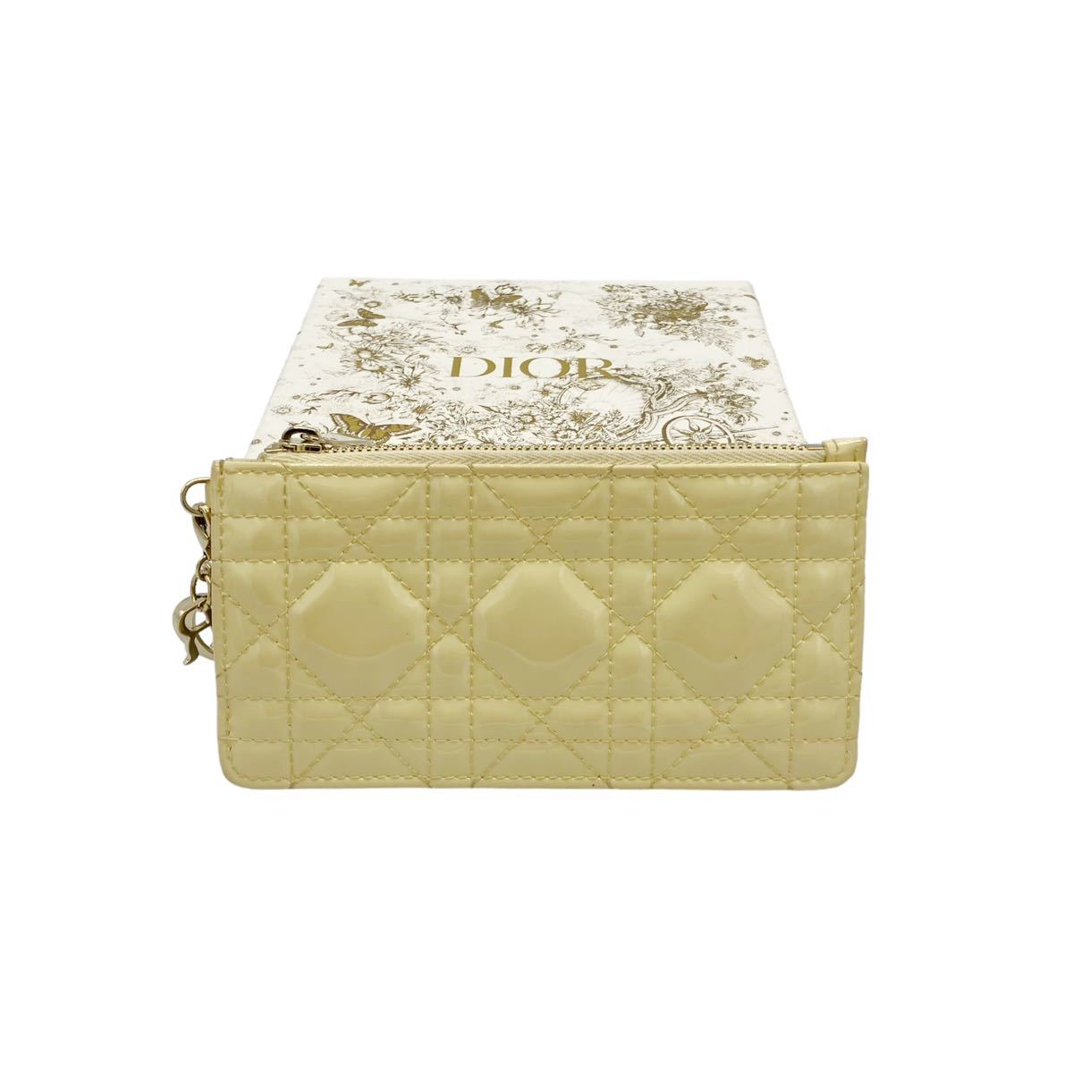 良品】レディディオール LADY DIOR カナージュ カードケース