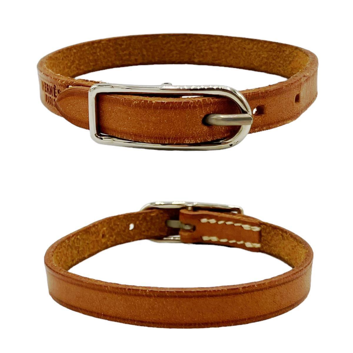 HERMES エルメス アピ レザーブレスレット brown Yahoo!フリマ(旧)-