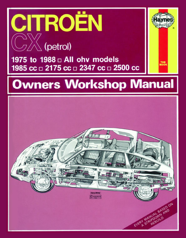 Citroën （シトロエン）CX 1975-1988年 英語版 整備解説書. .Yahoo