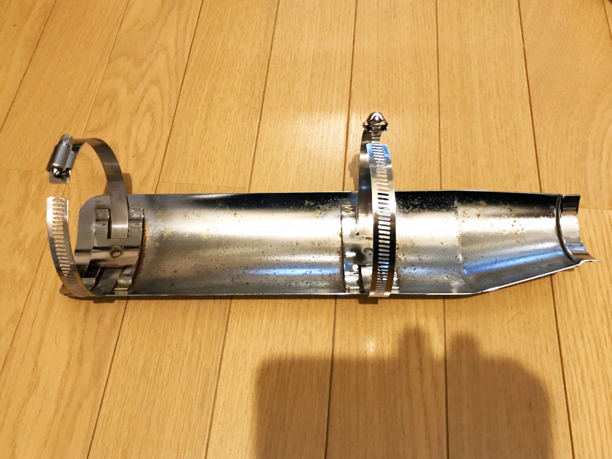 スポーツスター純正マフラーヒートガード用バンドクランプ4個 スポーツスター純正マフラーヒートガード用バンドクランプ4個