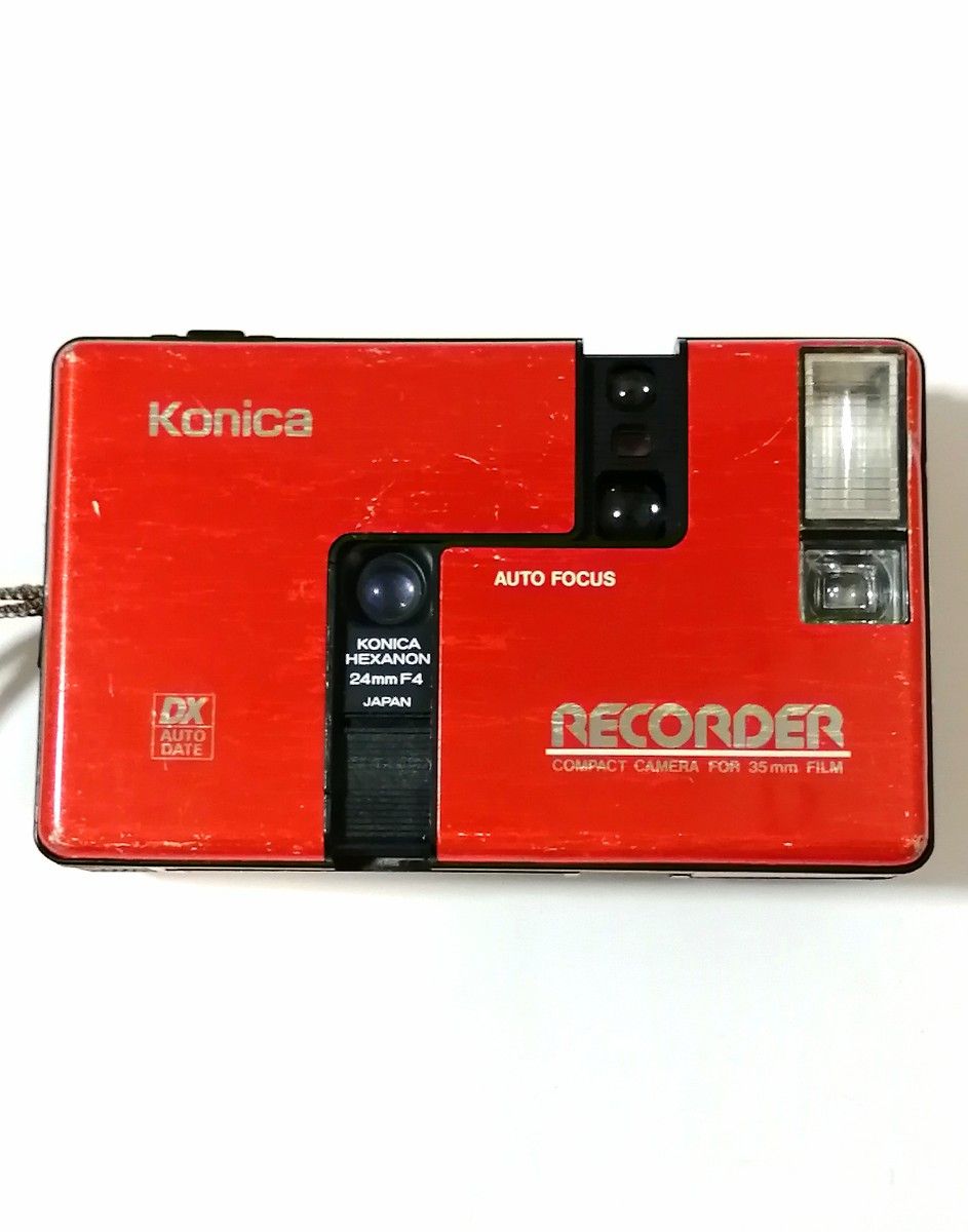 超レア 作動確認済 Konica RECORDERコニカ レコーダー レッド｜PayPay