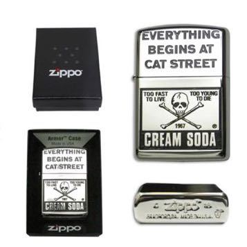 クリームソーダ ZIPPO アーマー 未使用 角ドクロ_画像3