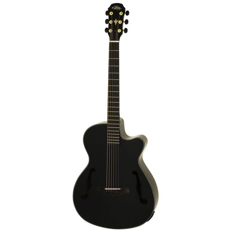 *ARIA Aria FET-F2/BnG BK Black электрический * акустическая гитара электроакустическая гитара с футляром * новый товар включая доставку 