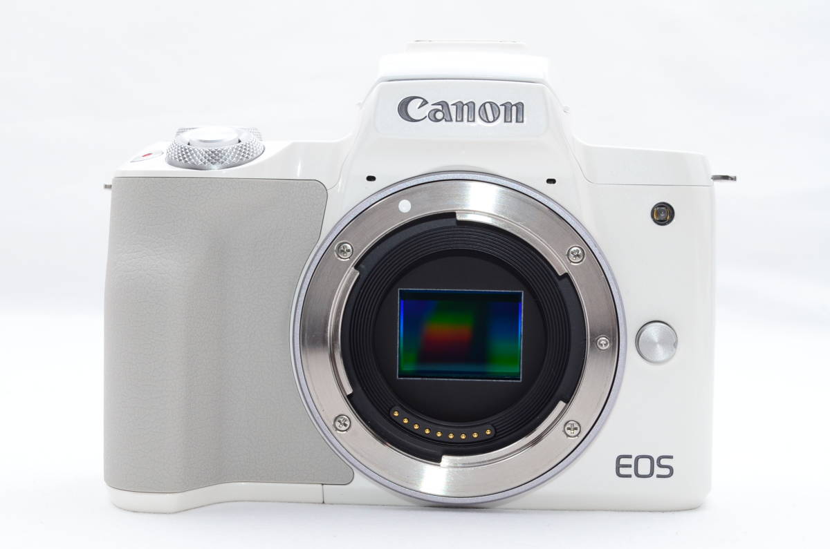 ★美品★ キヤノン Canon EOS Kiss M ボディ ホワイト_画像2