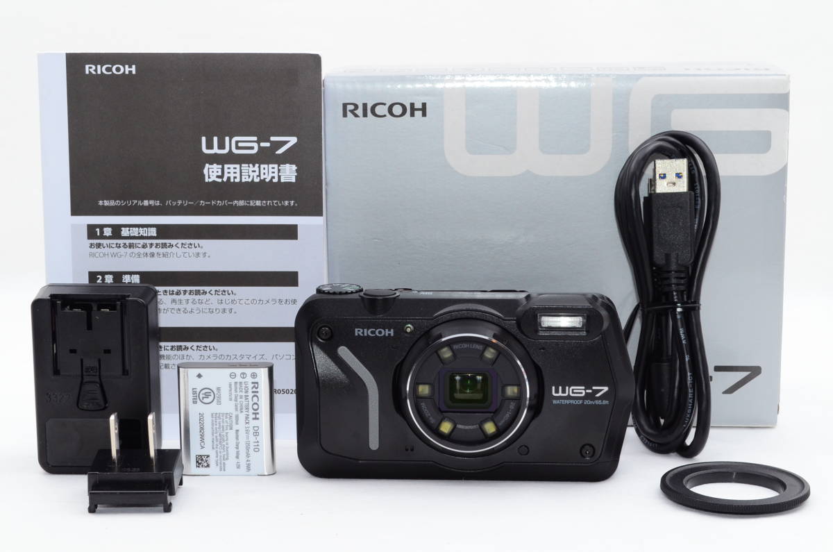 ★超美品★ リコー RICOH WG-7 ブラック_画像1