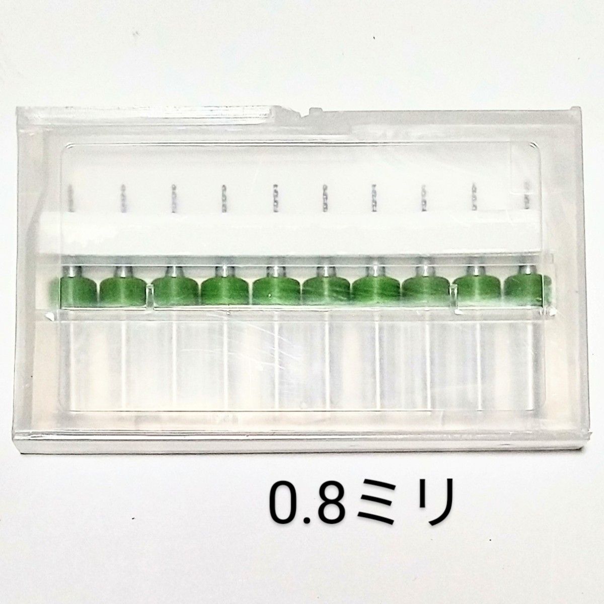 0.8mm 極細 超硬 精密ドリル10本組 削れ最高です！