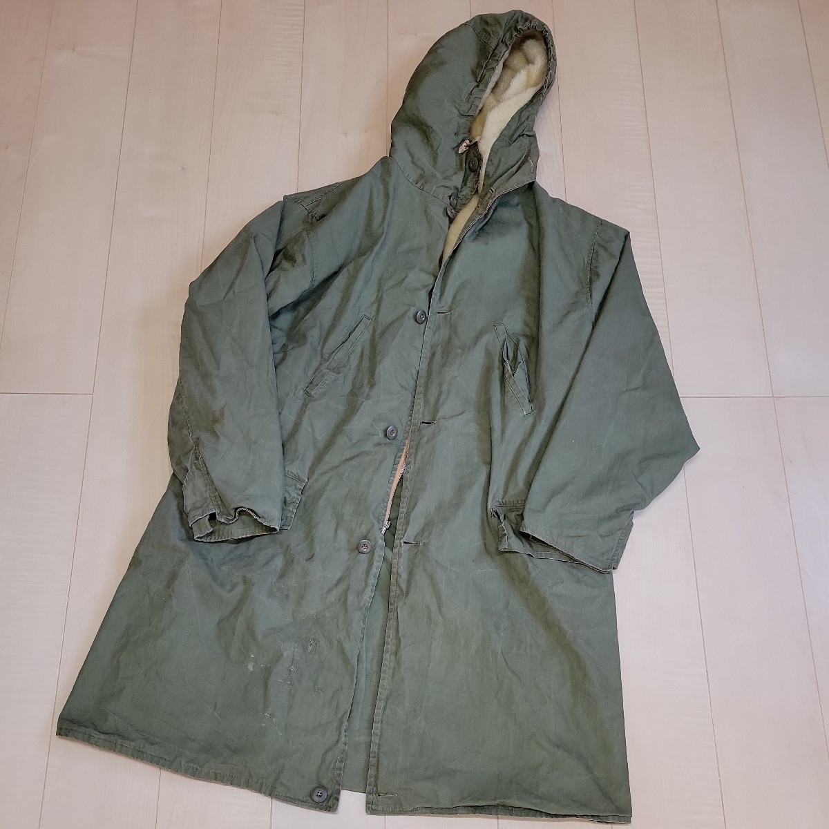 ★40s US ARMY M-41 over coat airforce モッズコート