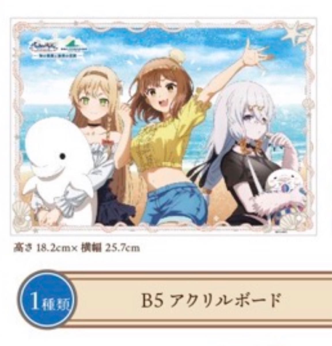 ライザのアトリエ B5 アクリルボード 限定コラボ-