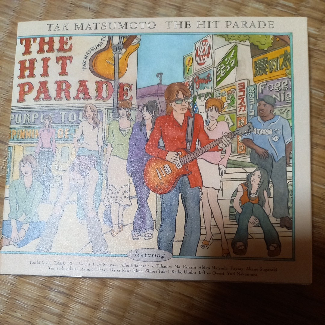 TAK MATSUMOTO THE HIT PARADE CD 勝手にしやがれ 異邦人 いちご白書をもう一度 少女A パープルタウン 稲葉浩志 ZARD 宇徳敬子の画像1