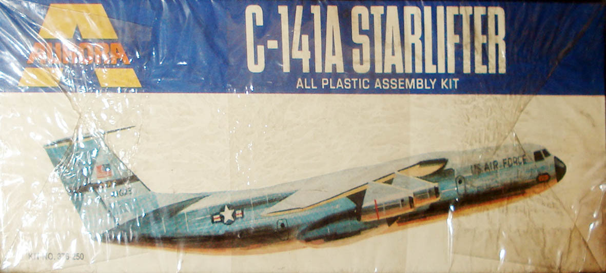 ○AURORAオーロラ／ C-141A スターリフター No376-250ハードボックスオリジナル シールド_画像2