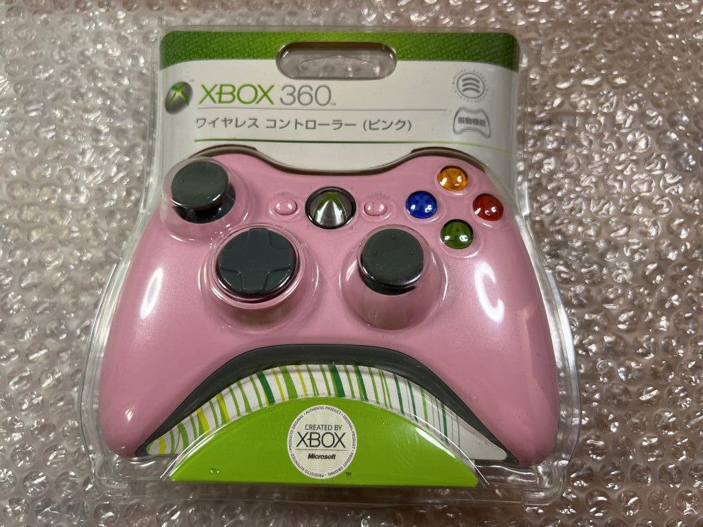XBOX360 ワイヤレス コントローラ ピンク 新品未開封（注：乾電池抜！）送料無料 同梱可