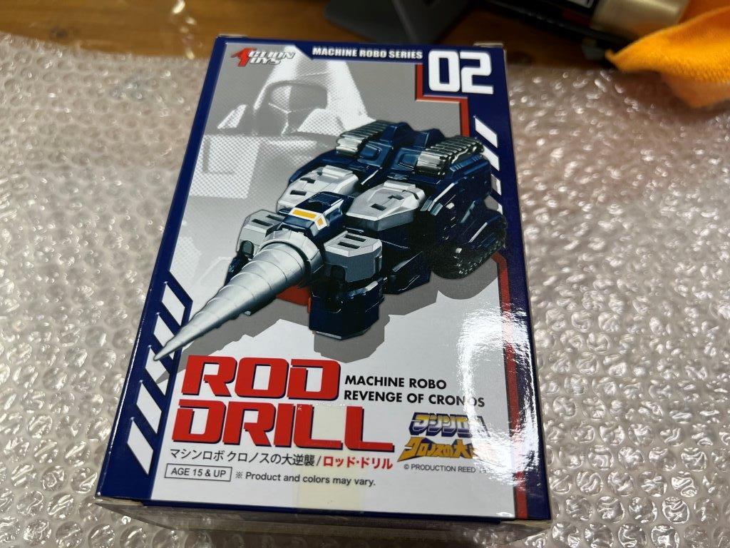 ACTION TOYS Rod Drill Machine Robo Series 02 / マシンロボ クロノスの大逆襲 新品未開封 送料無料 同梱可
