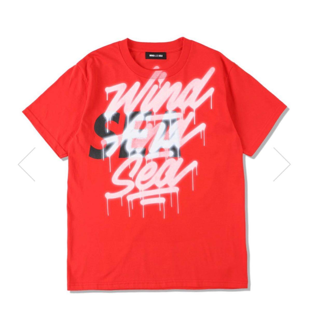 【美品】【送料最安360円】 WIND AND SEA ウィンダンシー WDS IT'S A LIVING TEE Tシャツ カットソー 半袖 RED レッド 赤色 即決早い者勝ち_画像1