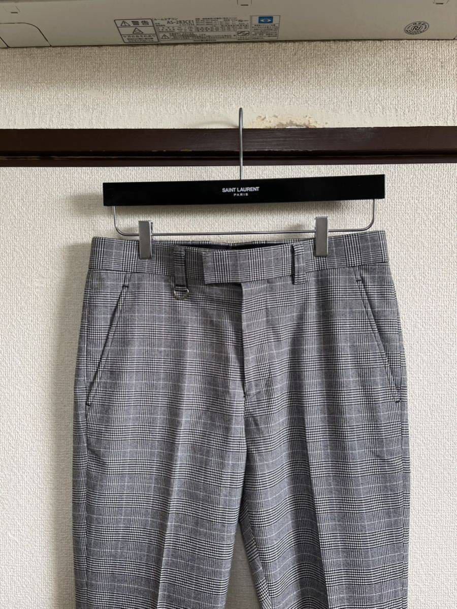 【美品】【レターパックプラス対応】 uniform experiment UE ユニフォームエクスペリメント SOPHNET ソフ CHECK SLACKS スラックス パンツ_画像5