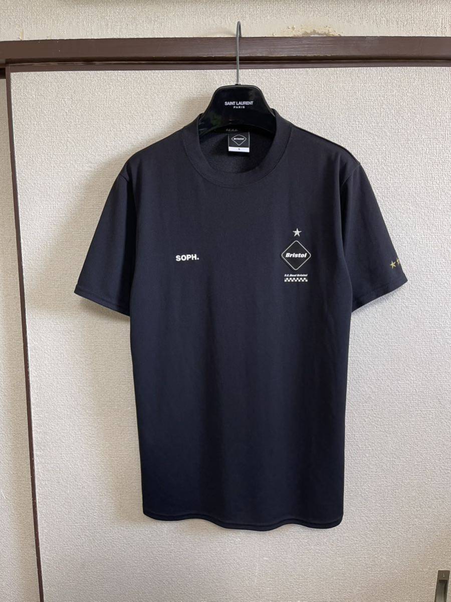 【美品】【送料最安360円】FCRB f.c real bristol エフシーレアルブリストル SOPHNET ソフ CIRCLE LOGO S/S TOP Tシャツ カットソー BLACK_画像9