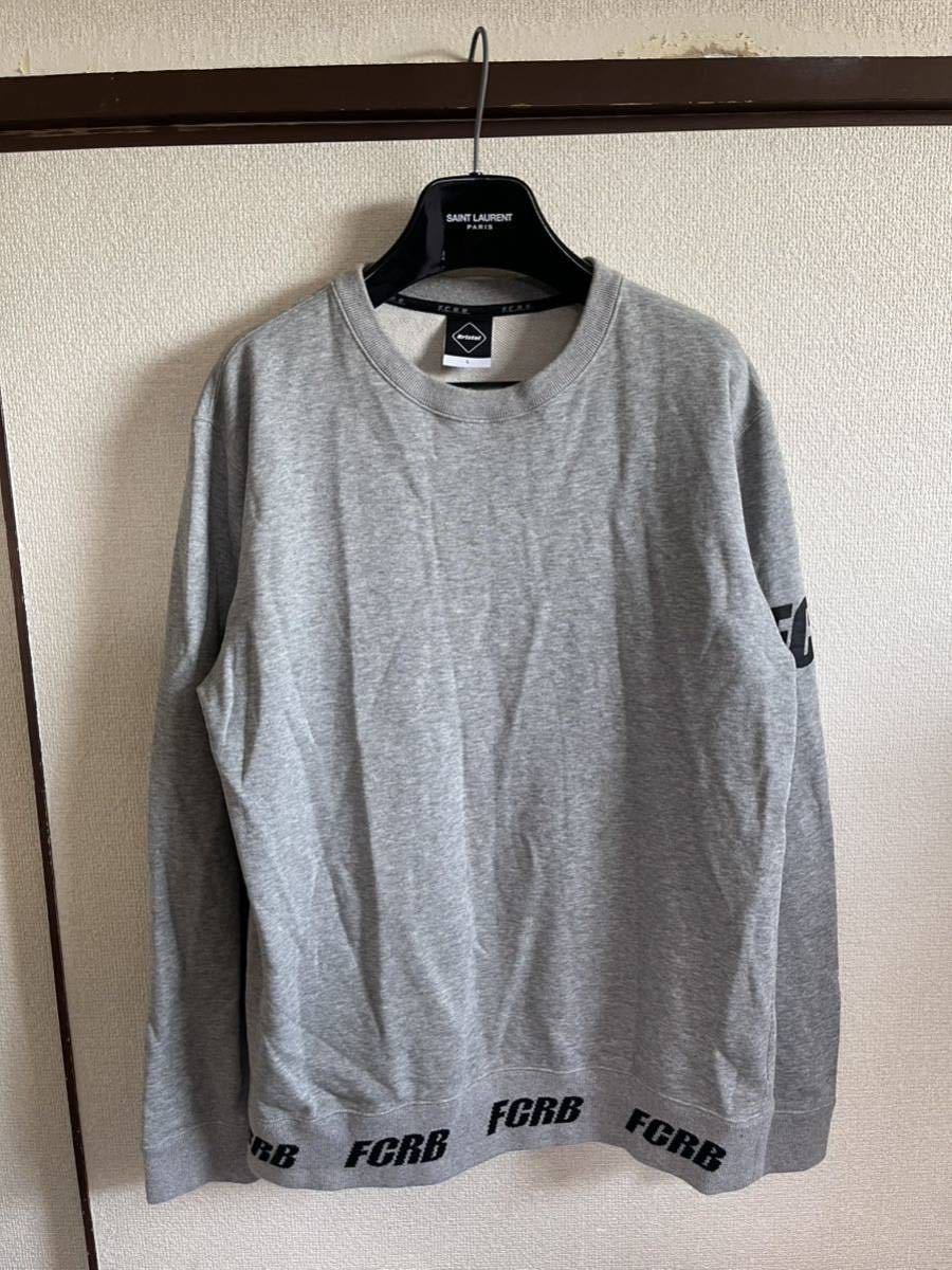 【レターパックプラス対応】 FCRB f.c real bristol エフシーレアルブリストル SOPHNET ソフネット LOGO RIBBED CREWNECK SWEAT スウェット_画像5