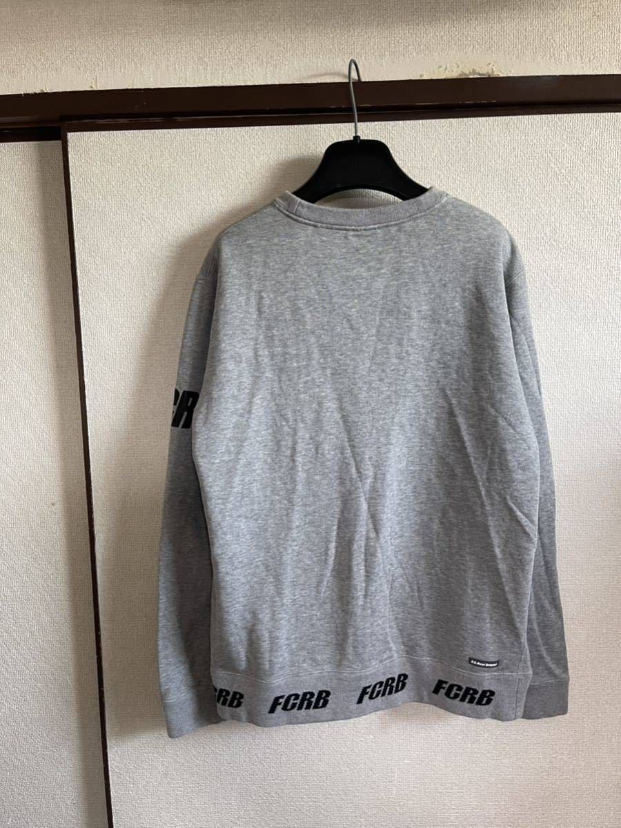 【レターパックプラス対応】 FCRB f.c real bristol エフシーレアルブリストル SOPHNET ソフネット LOGO RIBBED CREWNECK SWEAT スウェット_画像4