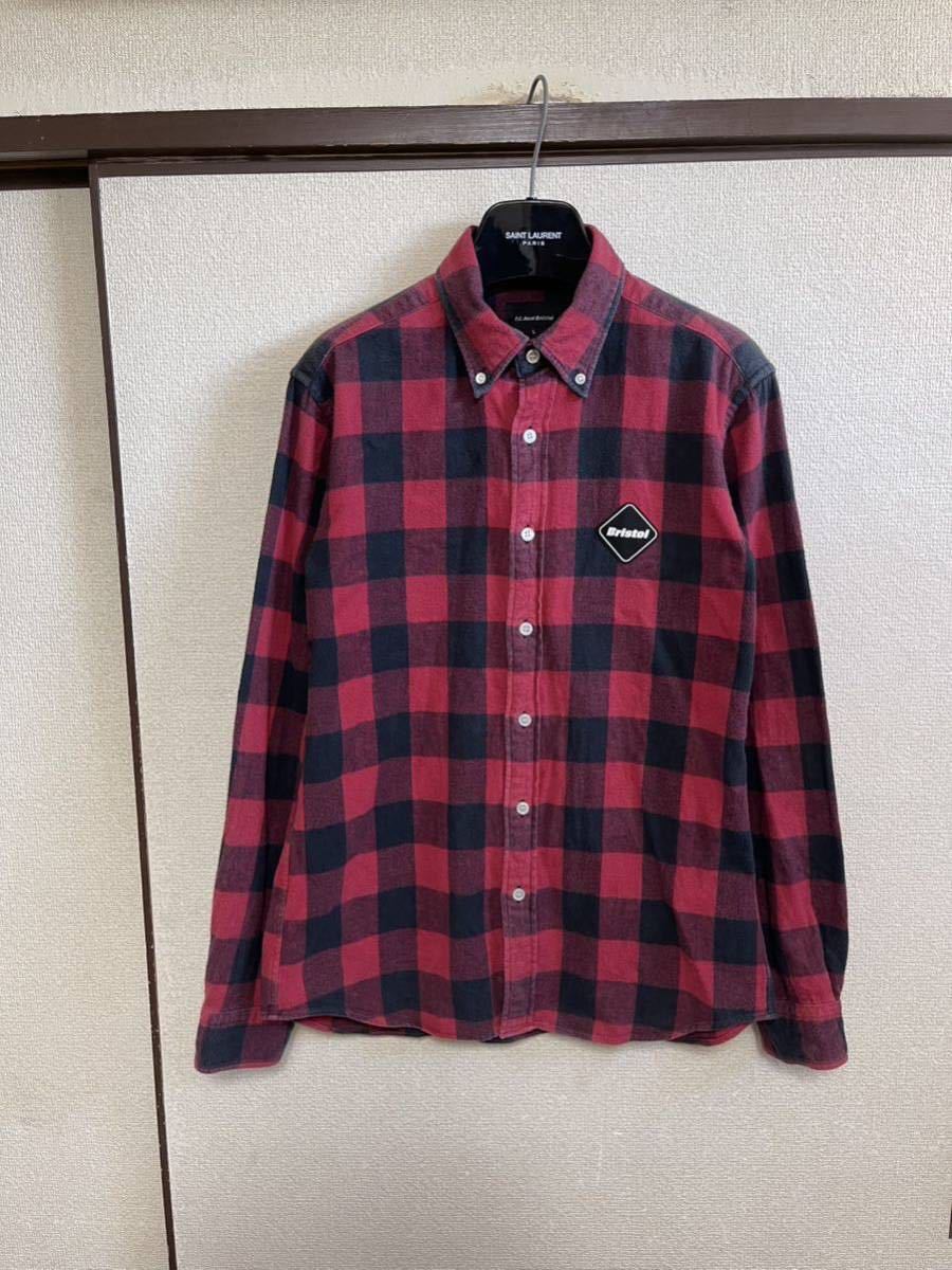 【即決】【レターパックプラス対応】 FCRB f.c real bristol エフシーレアルブリストル SOPHNET ソフネット CHECK SHIRTS チェックシャツ