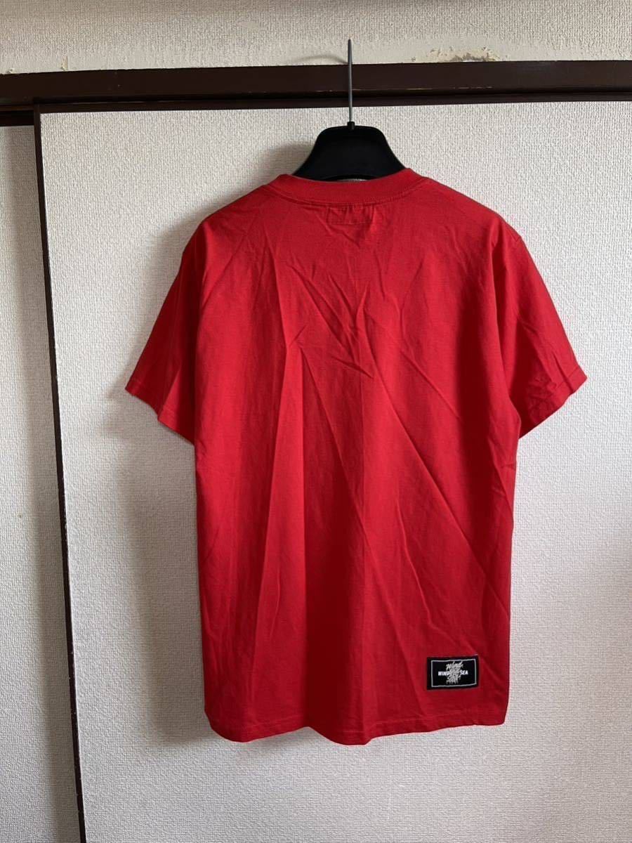 【美品】【送料最安360円】 WIND AND SEA ウィンダンシー WDS IT'S A LIVING TEE Tシャツ カットソー 半袖 RED レッド 赤色 即決早い者勝ち_画像4