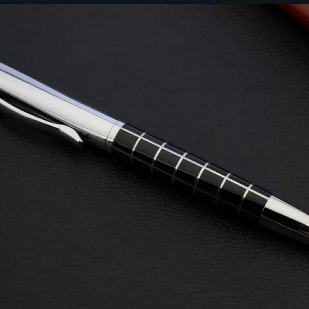  new goods ultra elegant fountain pen simple . writing brush writing implements .. pen black silver design 105