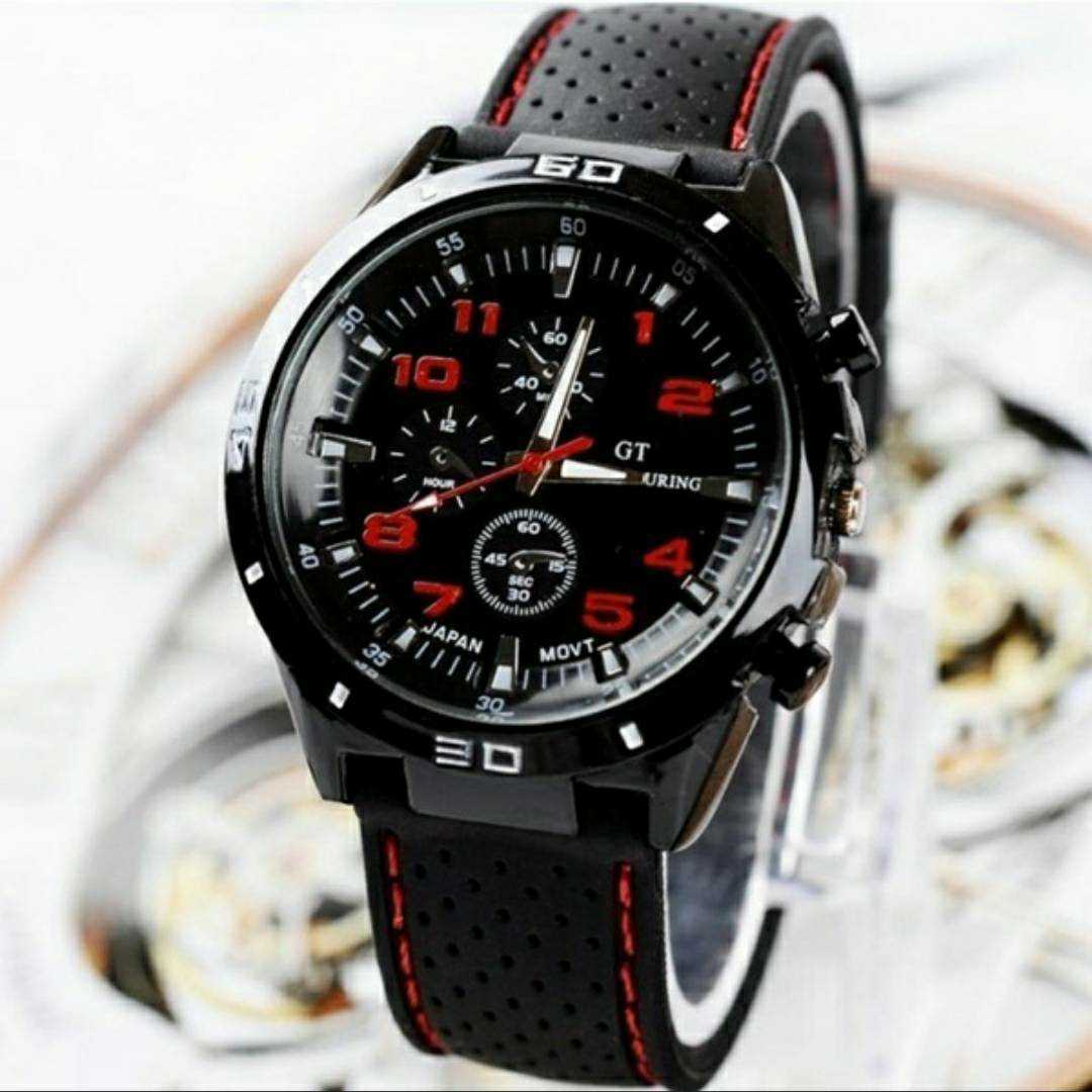 新品　腕時計　黒 赤　スポーツ　ビジネス　103_画像3