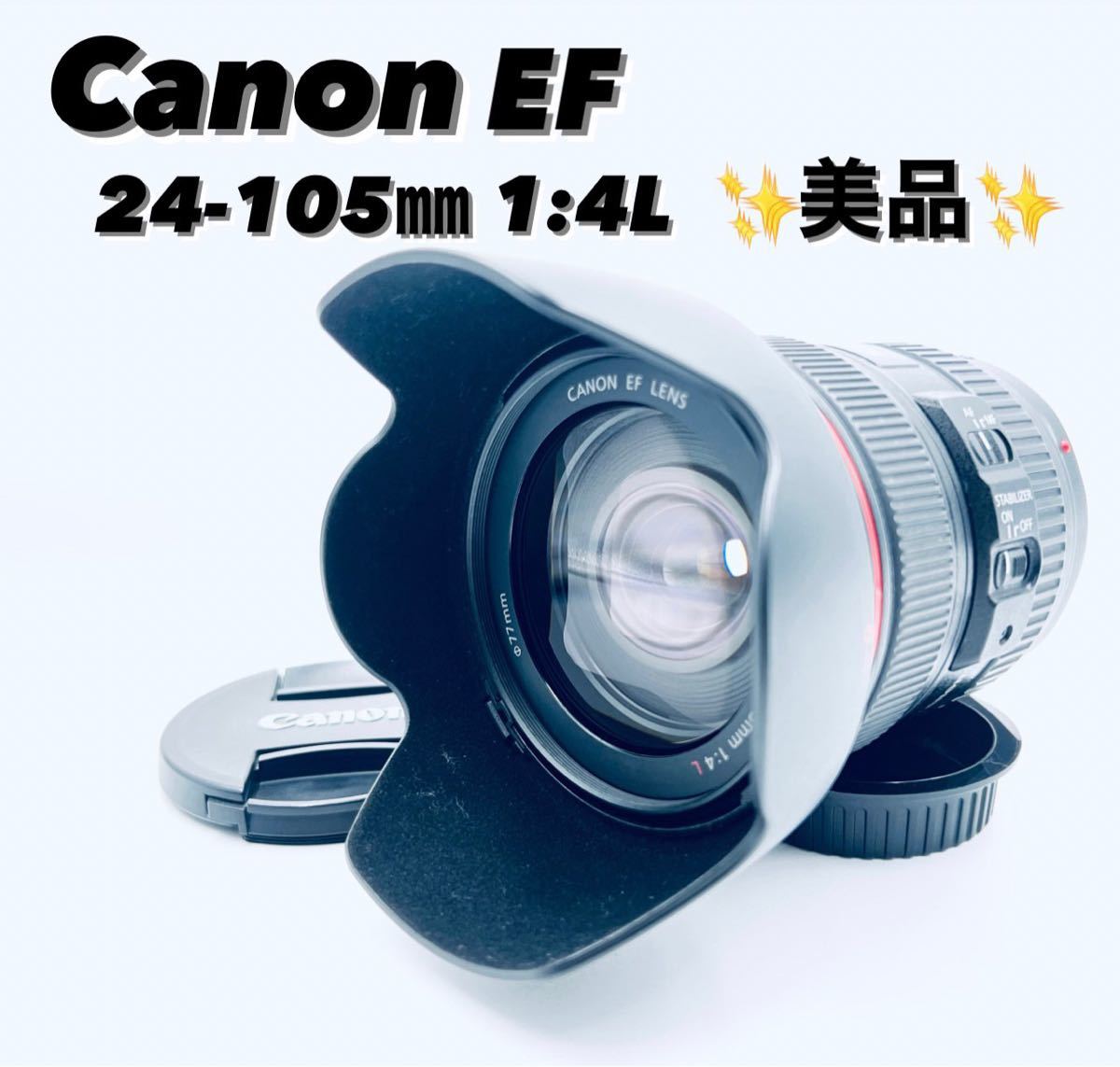 海外限定】 【動作美品】Canon EF24-105mm F4L IS USM キャノン