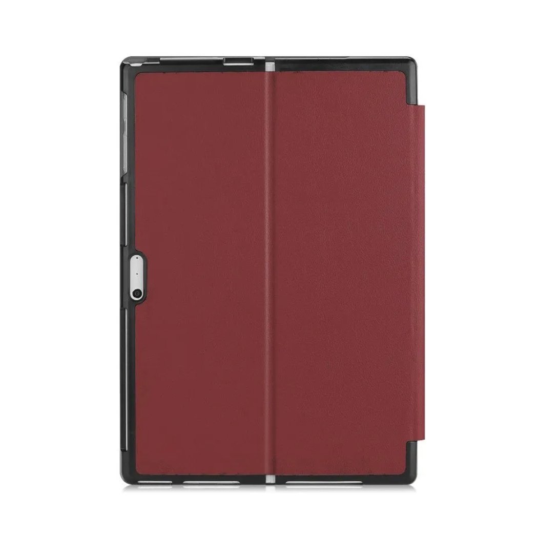Surface Pro 4//5/6/7 обращение PU кожа Smart кейс подставка защита кейс подставка "умный" ключ панель соответствует красный 