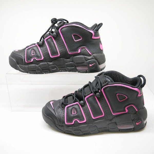 NIKE/ナイキ AIR MORE UPTEMPO (GS)Black Pink Blast エアモアアップ