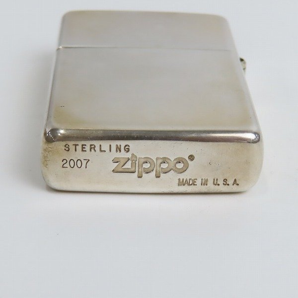ZIPPO/ジッポー STERLING SILVER/スターリング シルバー プレーン 2007年製 /LPL_画像3