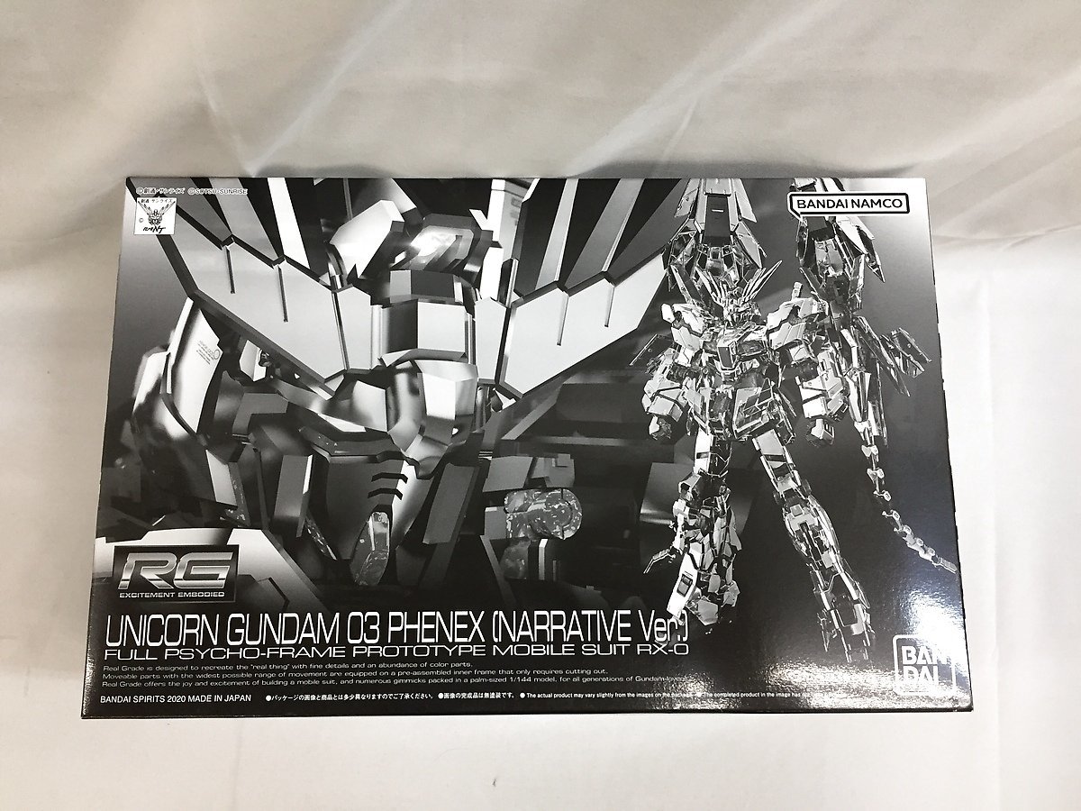 未開封】RG 1/144 ユニコーンガンダム3号機 フェネクス(ナラティブVer.)-