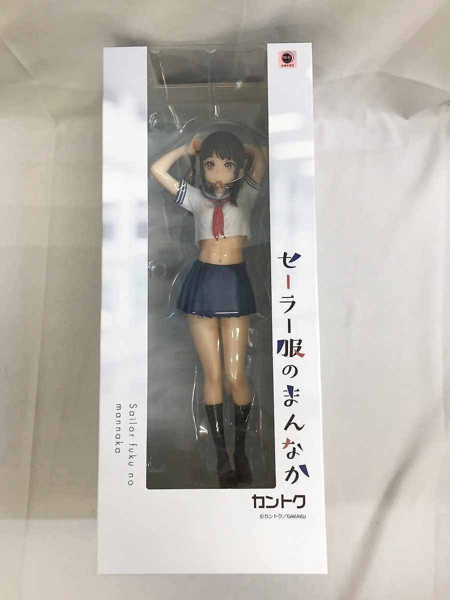 1円～】カントクイラスト セーラー服の女の子 PVC＆ABS製塗装済み完成