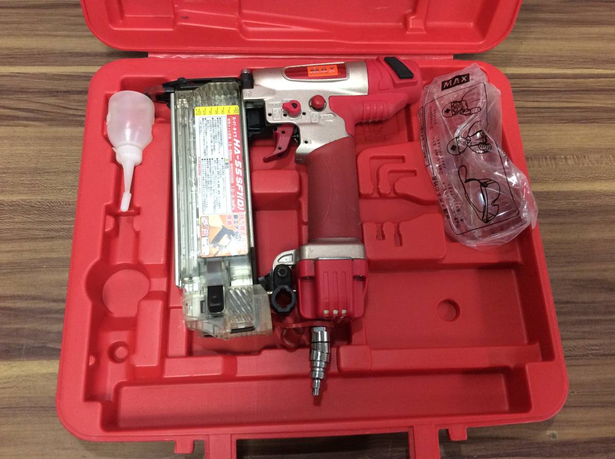 【在庫有】 【TH-9227】ジャンク MAX HA-55SF1(D) スーパーネイラ マックス エア釘打機 【在庫有】 【TH-9227】ジャンク MAX HA-55SF1(D) スーパーネイラ マックス エア釘打機