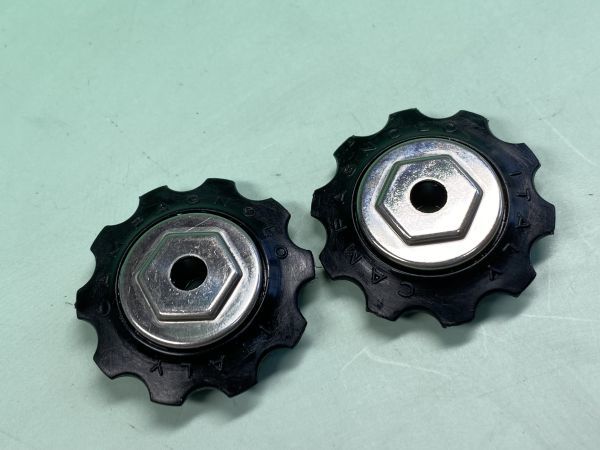 美品 CAMPAGNOLO プーリー ビンテージ リアディレイラー カンパニョーロ レコード ? RECORD ? 0729R2301/210_画像1