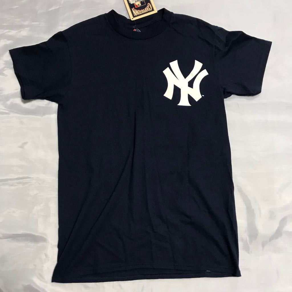 MLB ニューヨークヤンキース 永久欠番44 レジージャクソン メジャーリーグ殿堂入り メンズSサイズ 半袖Tシャツ Majestic マジェスティックの画像2