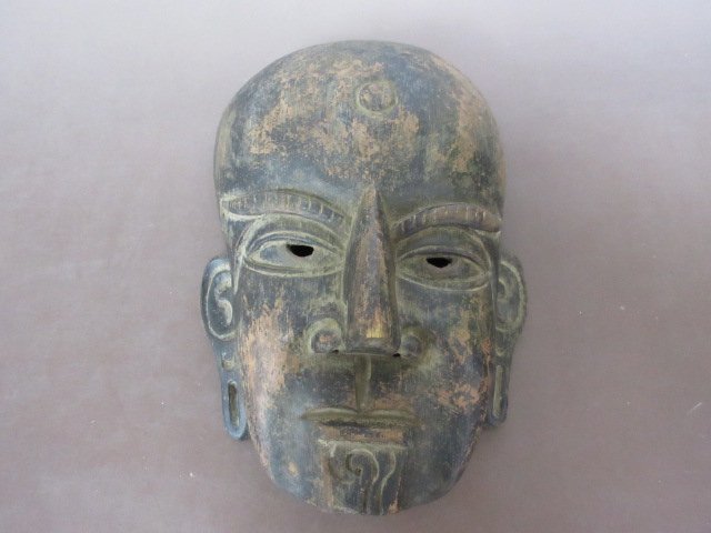 p Limitee .b art [ mask ⑤] Asia Africa art .. race fine art tree carving mask antique 