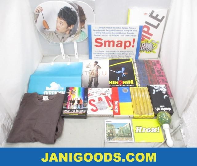 SMAP グッズセット Tシャツ/DVD/ペンライト 等 Drink! Smap! Tour/SMAPとイッちゃった! SMAP SAMPLE TOUR 2005 含む_画像1